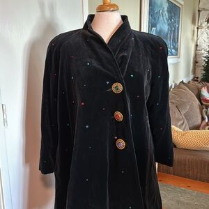 JL de Ball Velvet Coat